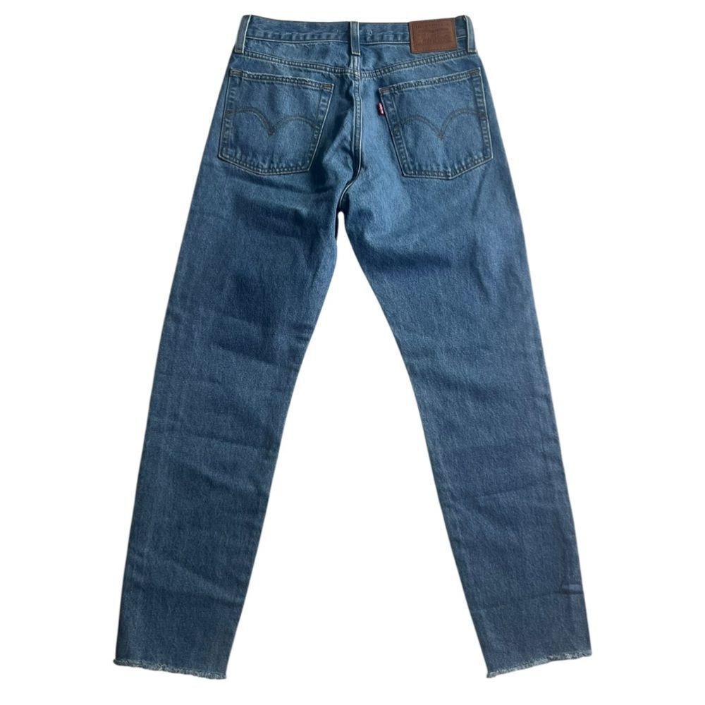 Levi's Wedgie Icon Fit High Rise Button Fly Premium 100% Cotton Big E Jeans 26
